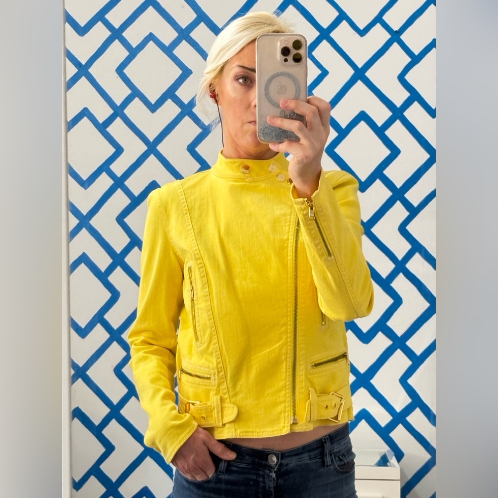 Lauren Ralph Lauren Bright Yellow Utility Jacket